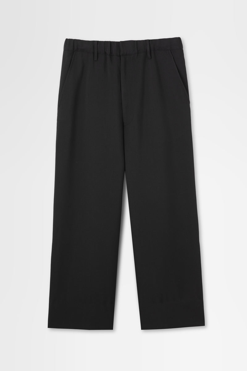 Rayon Tricotine Wide Leg Trouser – OVERCOAT