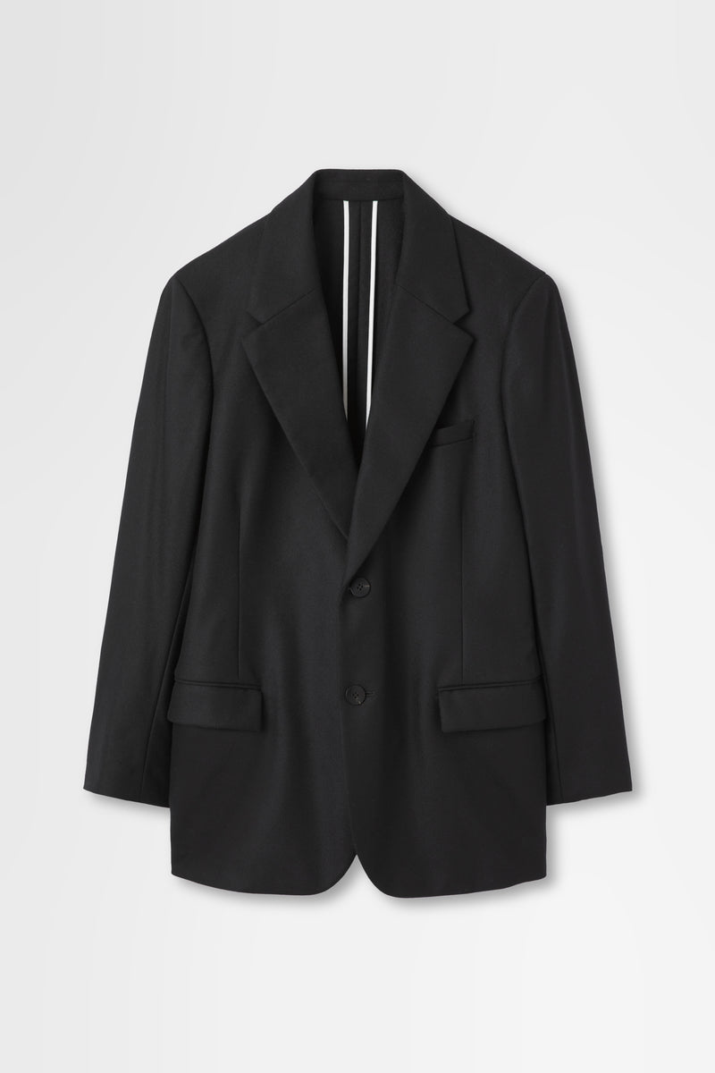 2 Button Jacket in Wool Flannel – OVERCOAT