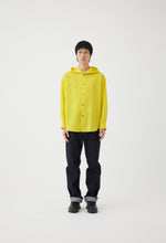 画像をギャラリービューアに読み込む, Hooded Wool Shirt in Yellow
