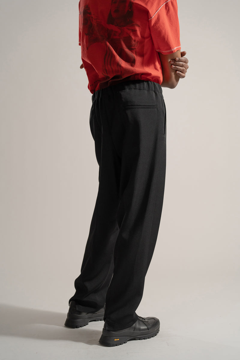 OVERCOAT Rayon Tricotine Trouser 2 ブラック 4_abb920d2-b09e-4379-932c-