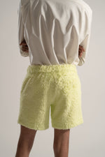 画像をギャラリービューアに読み込む, Cotton Pile Tailored Shorts in Lime
