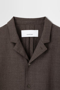 OVERCOAT Shirt Jacket コットン シルク シャツ Short Sleeve Shirt Jacket – OVERCOAT