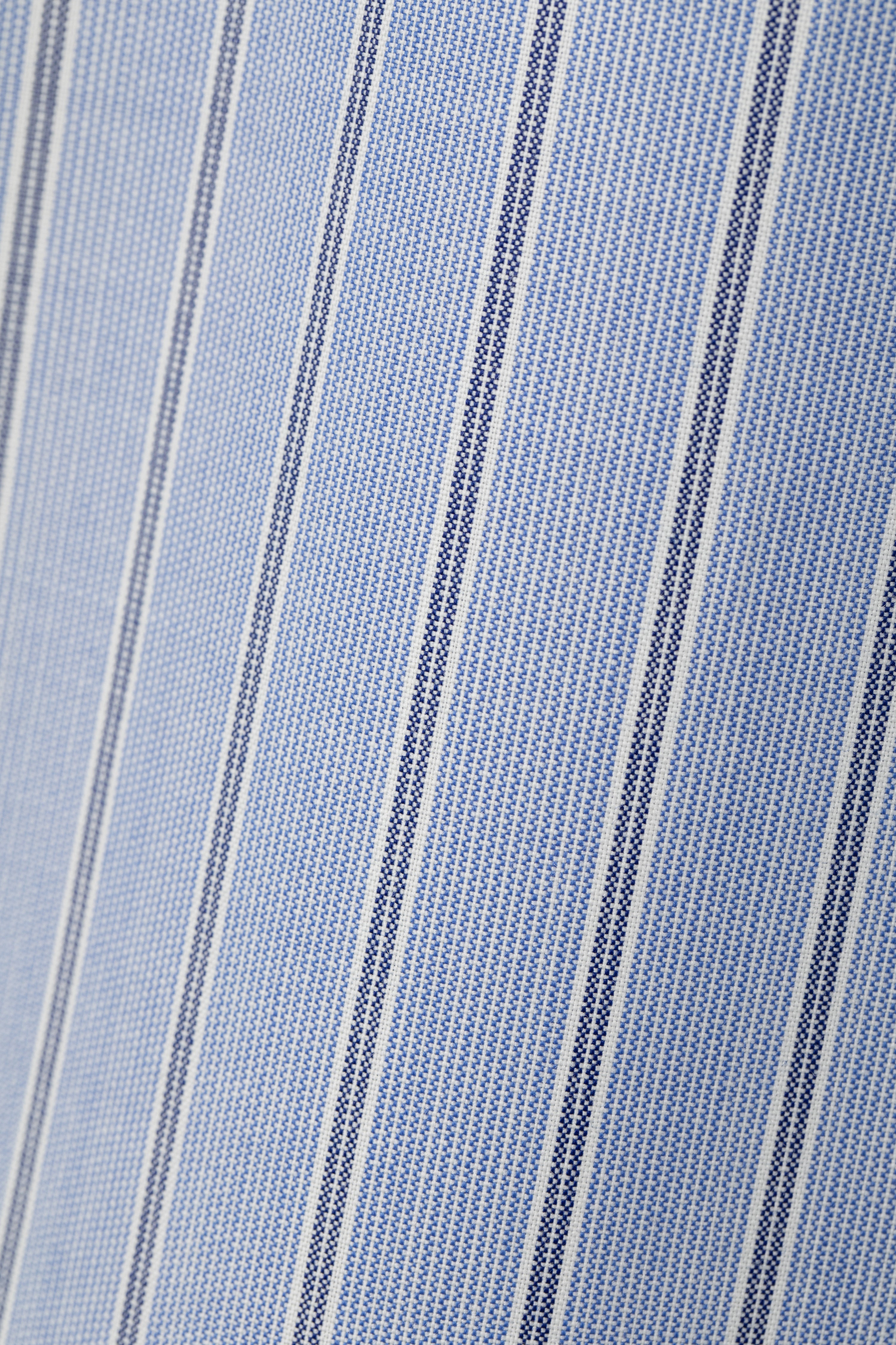 Wool Shirt in Blue Stripe – OVERCOAT