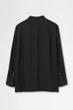 画像をギャラリービューアに読み込む, Long Sleeve Camp Shirt in Silk
