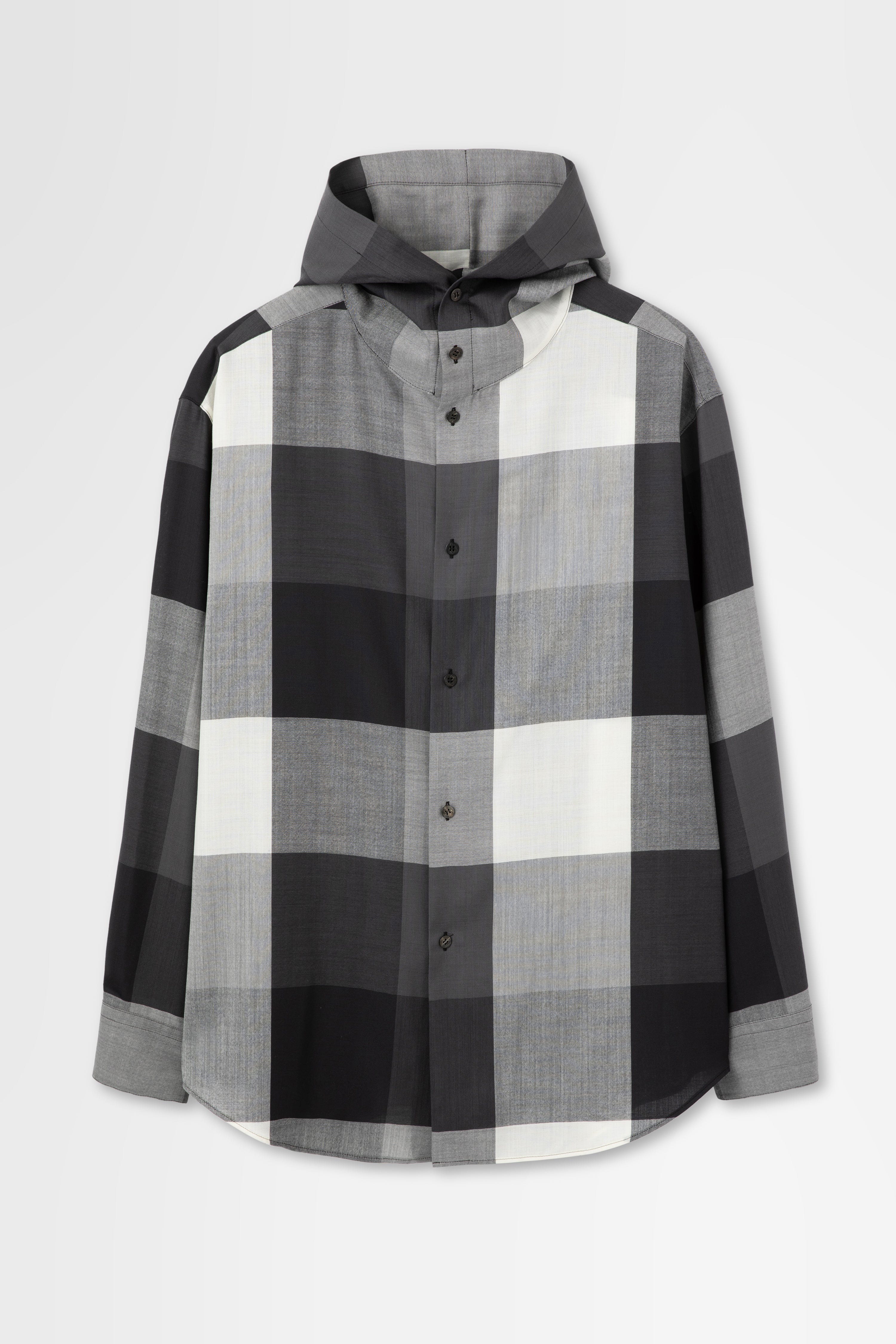Hooded Light Wool Shirt