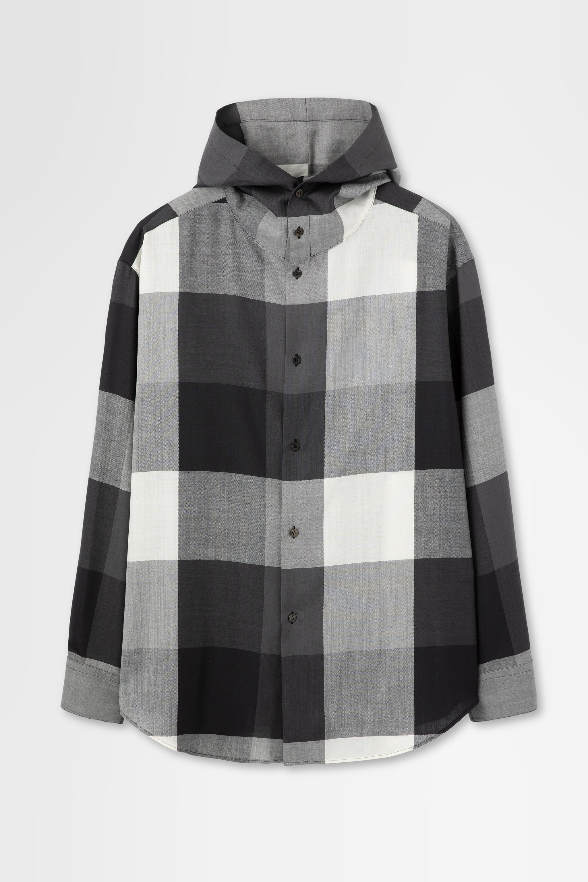 Hooded Light Wool Shirt