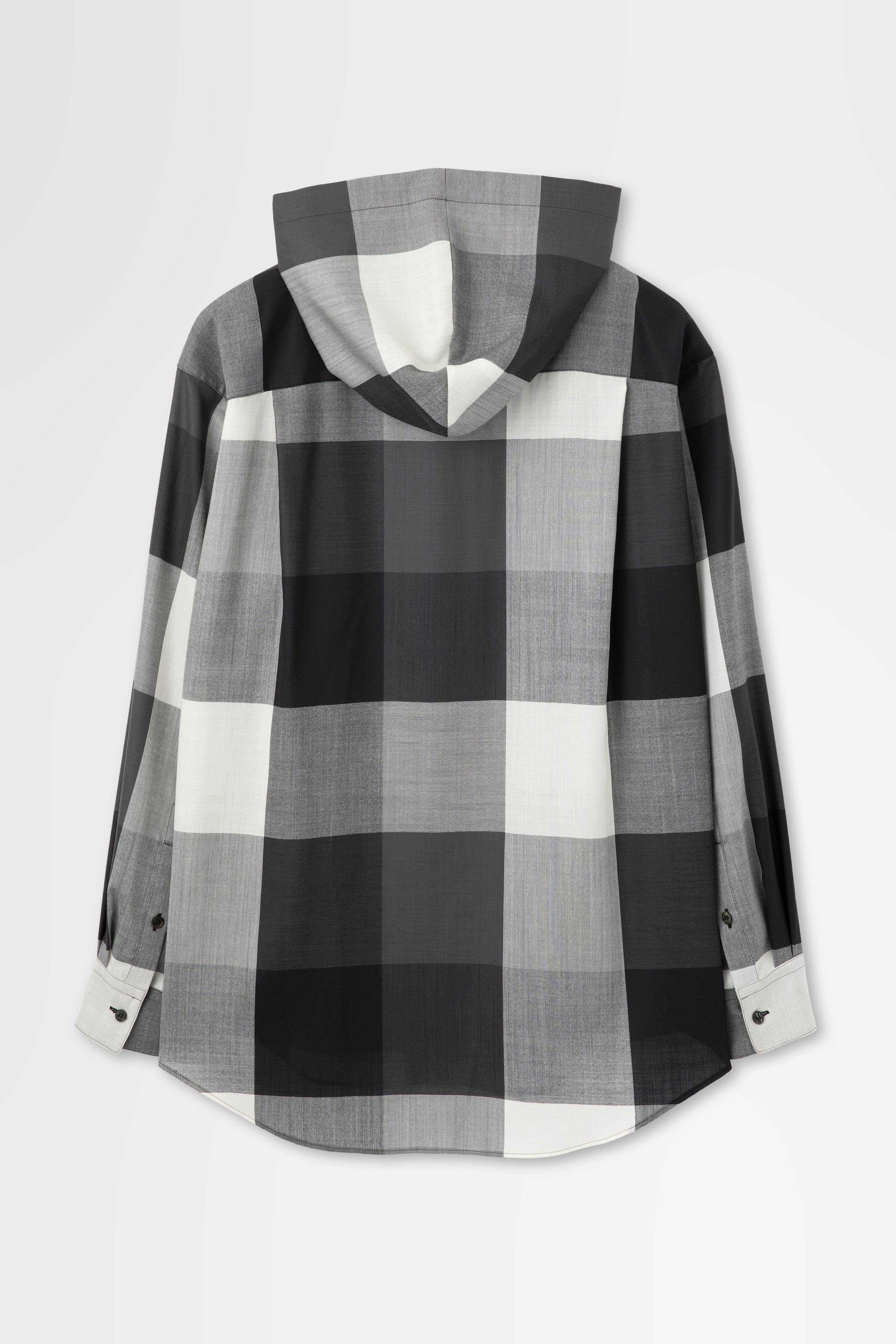 Hooded Light Wool Shirt