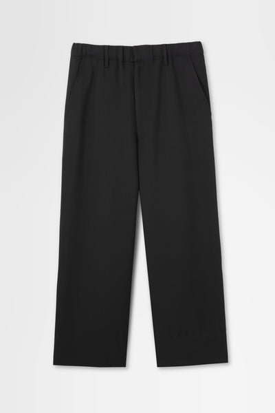 Rayon Tricotine Wide Leg Trouser