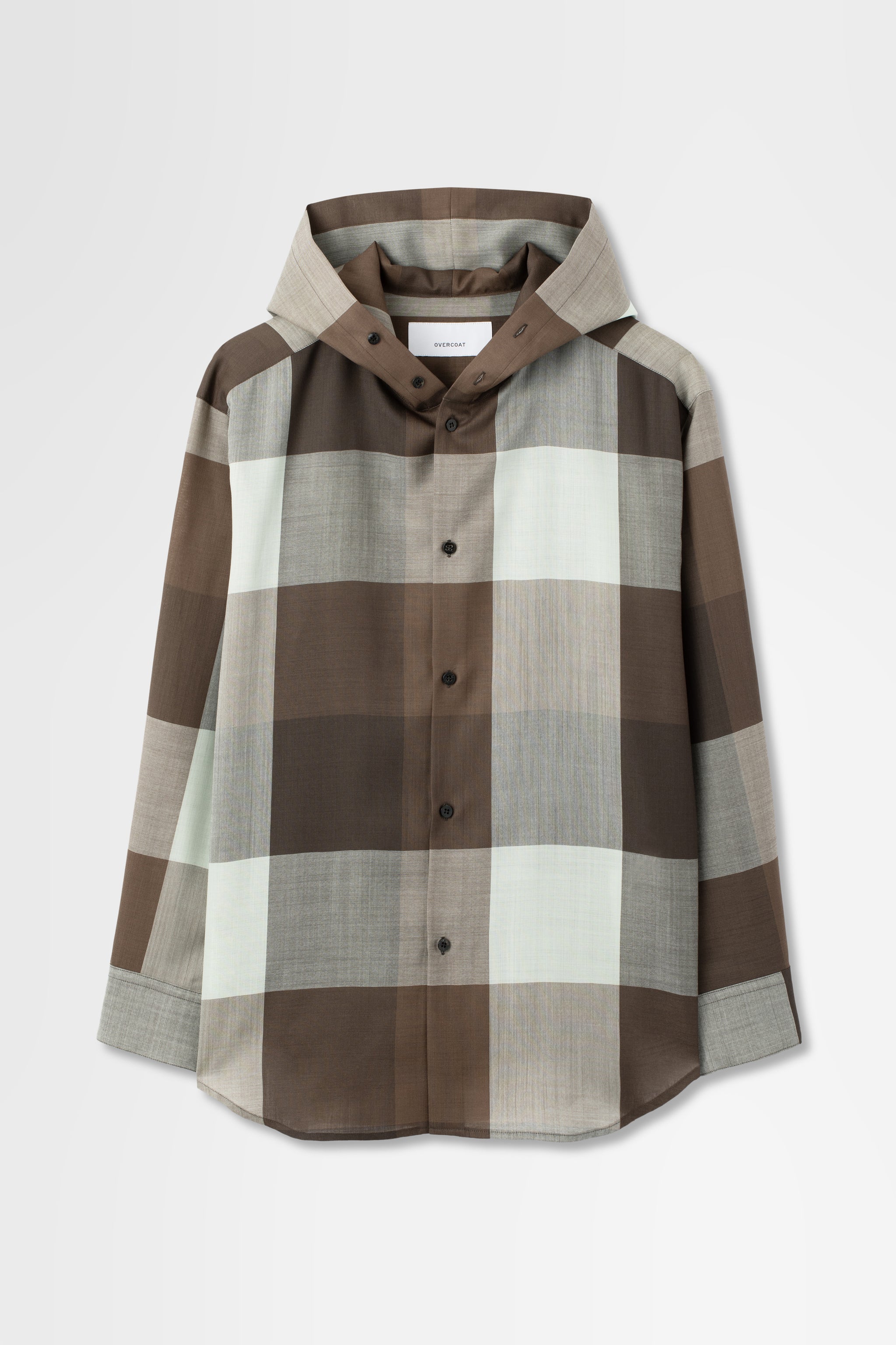 Hooded Light Wool Shirt