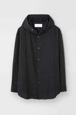 画像をギャラリービューアに読み込む, Hooded Wool Shirt
