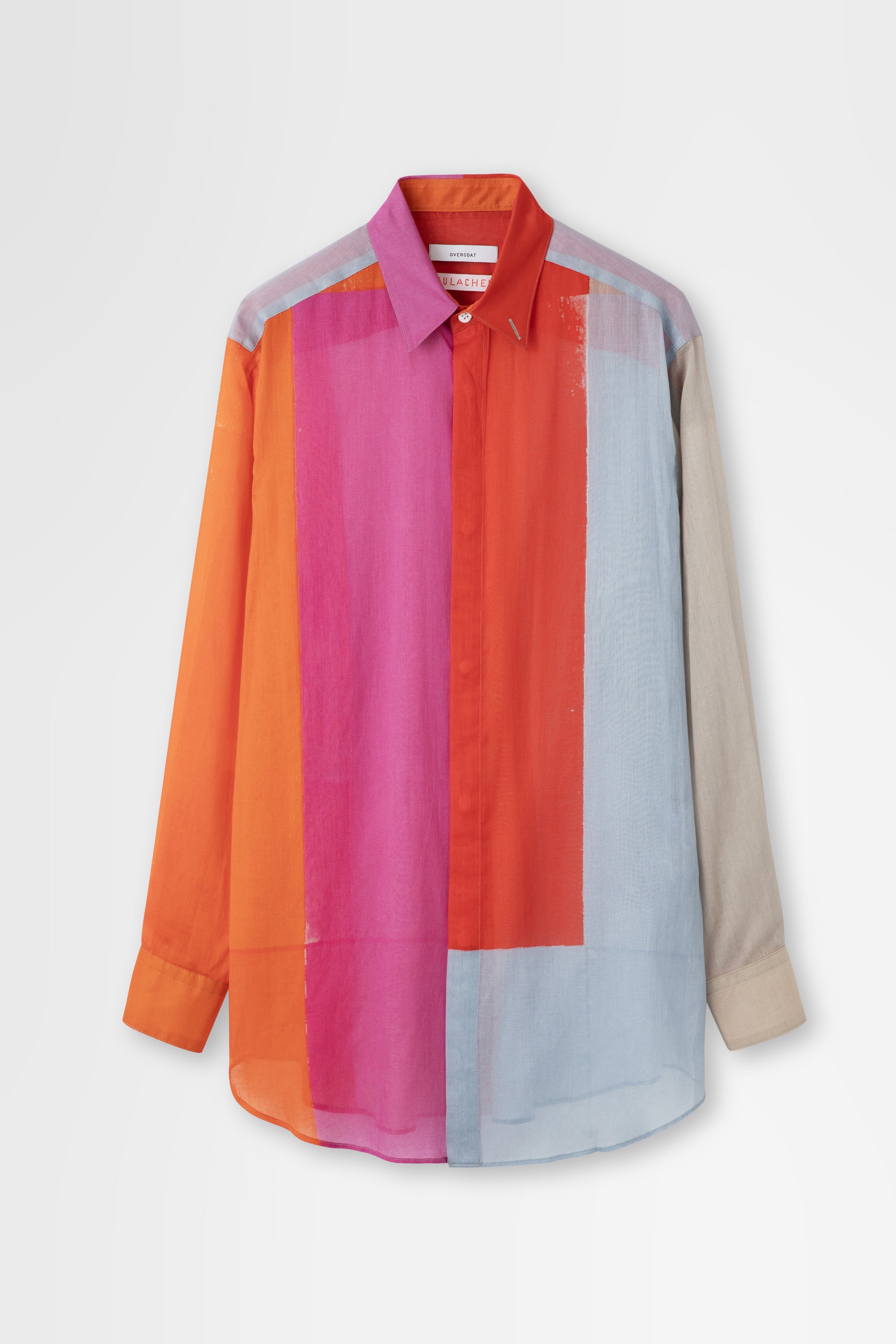 Oversized Shirt In Printed Cotton