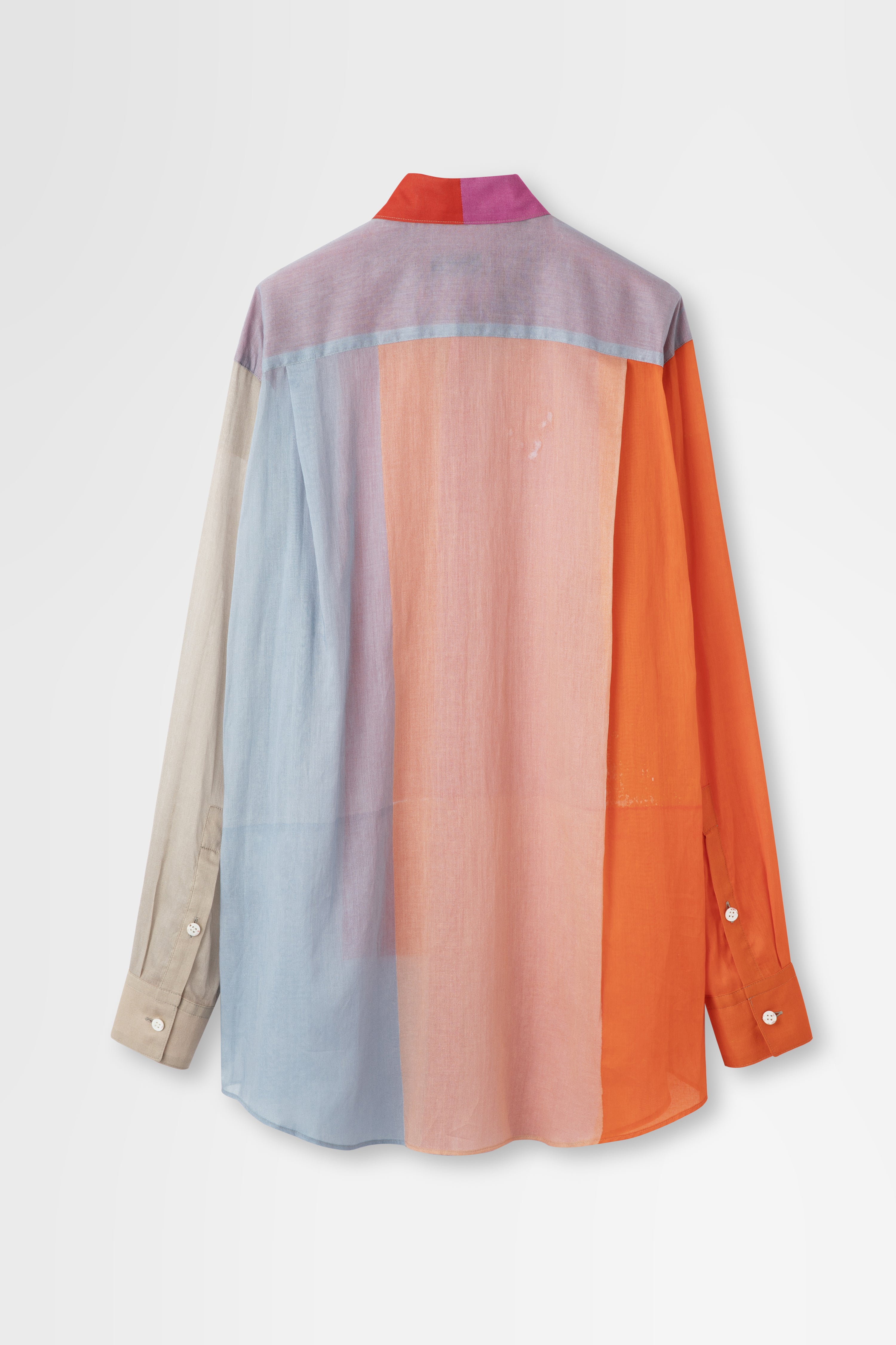 Oversized Shirt In Printed Cotton
