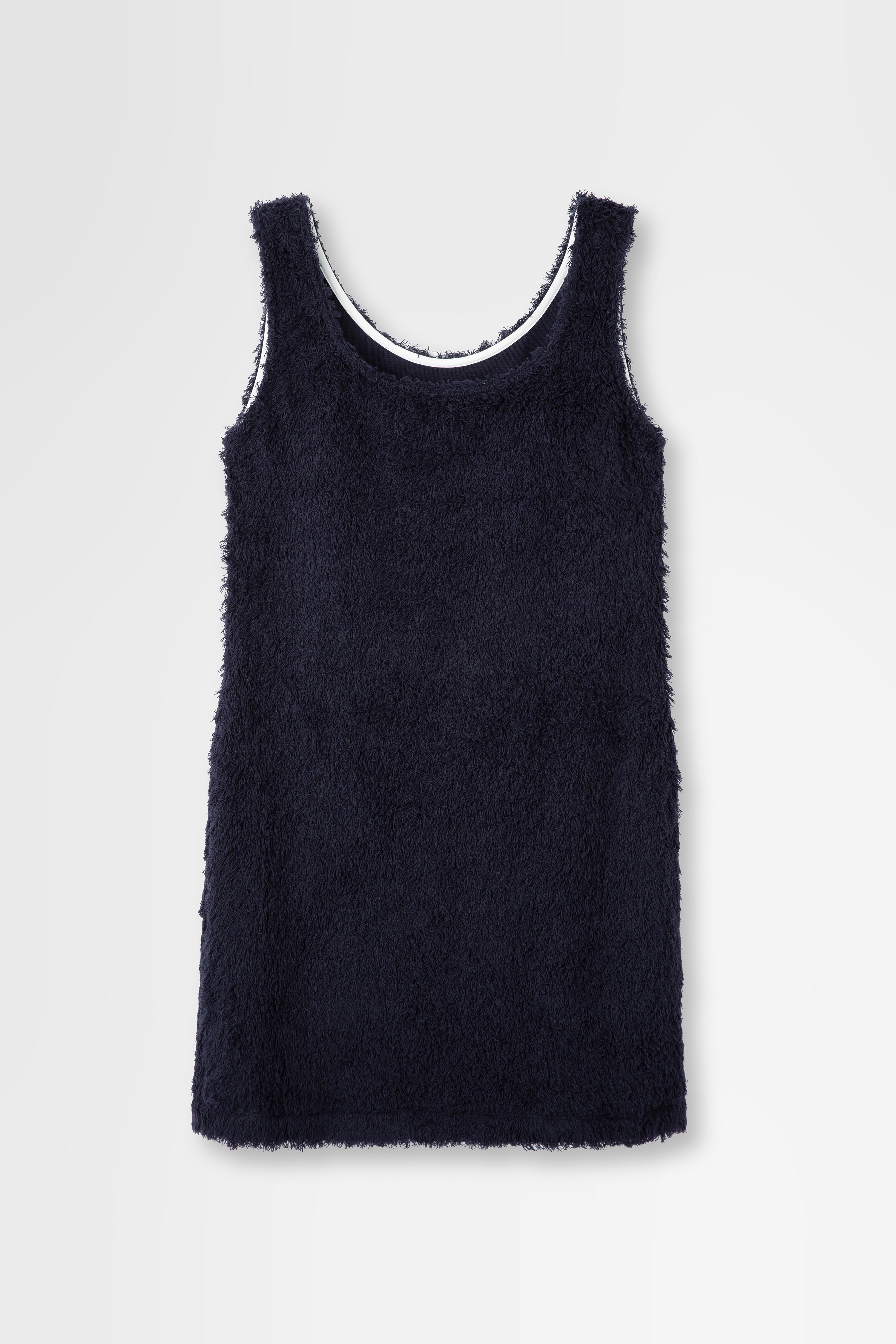 Day Dress in Long Cotton Pile