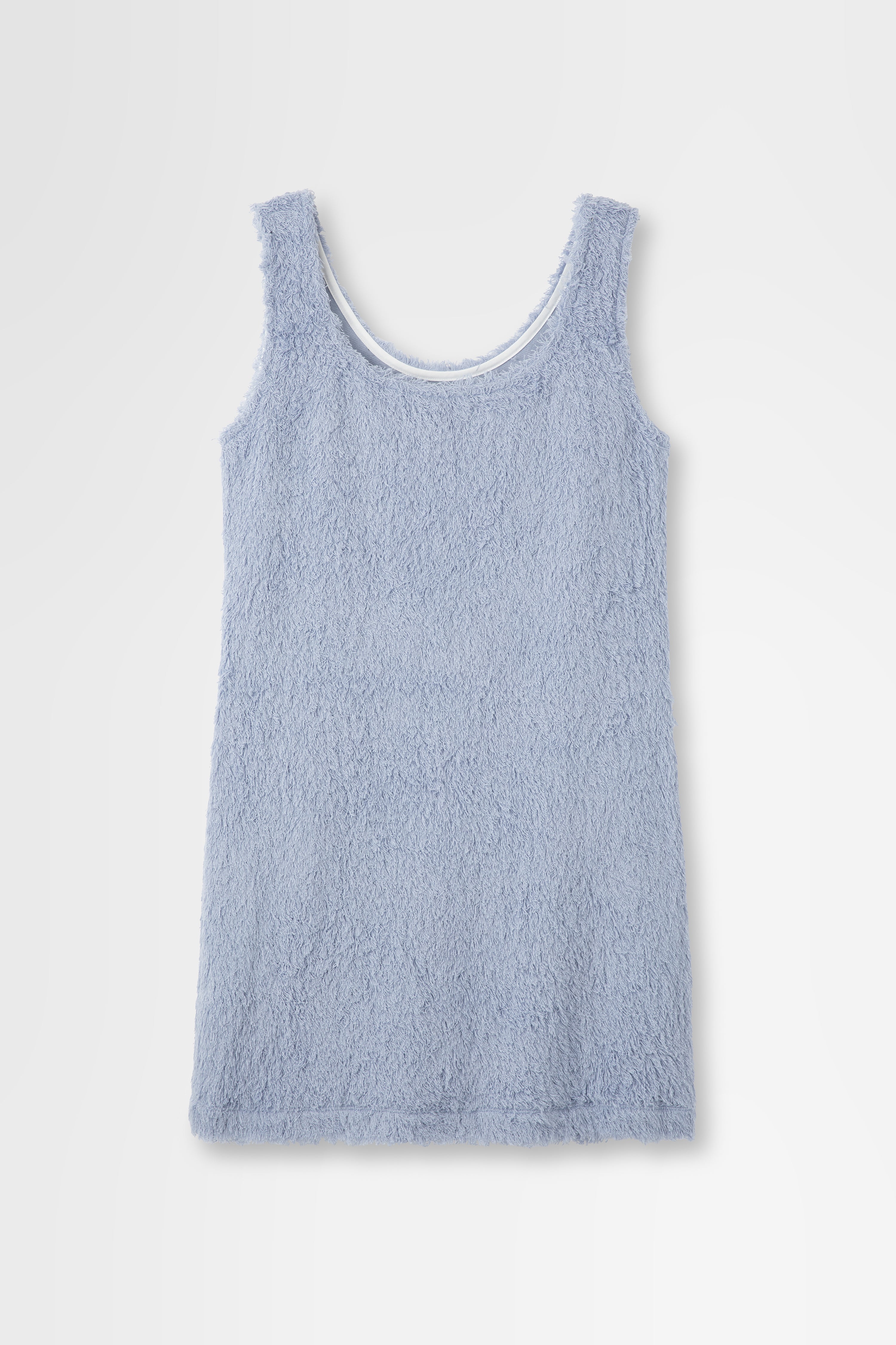 Day Dress in Long Cotton Pile