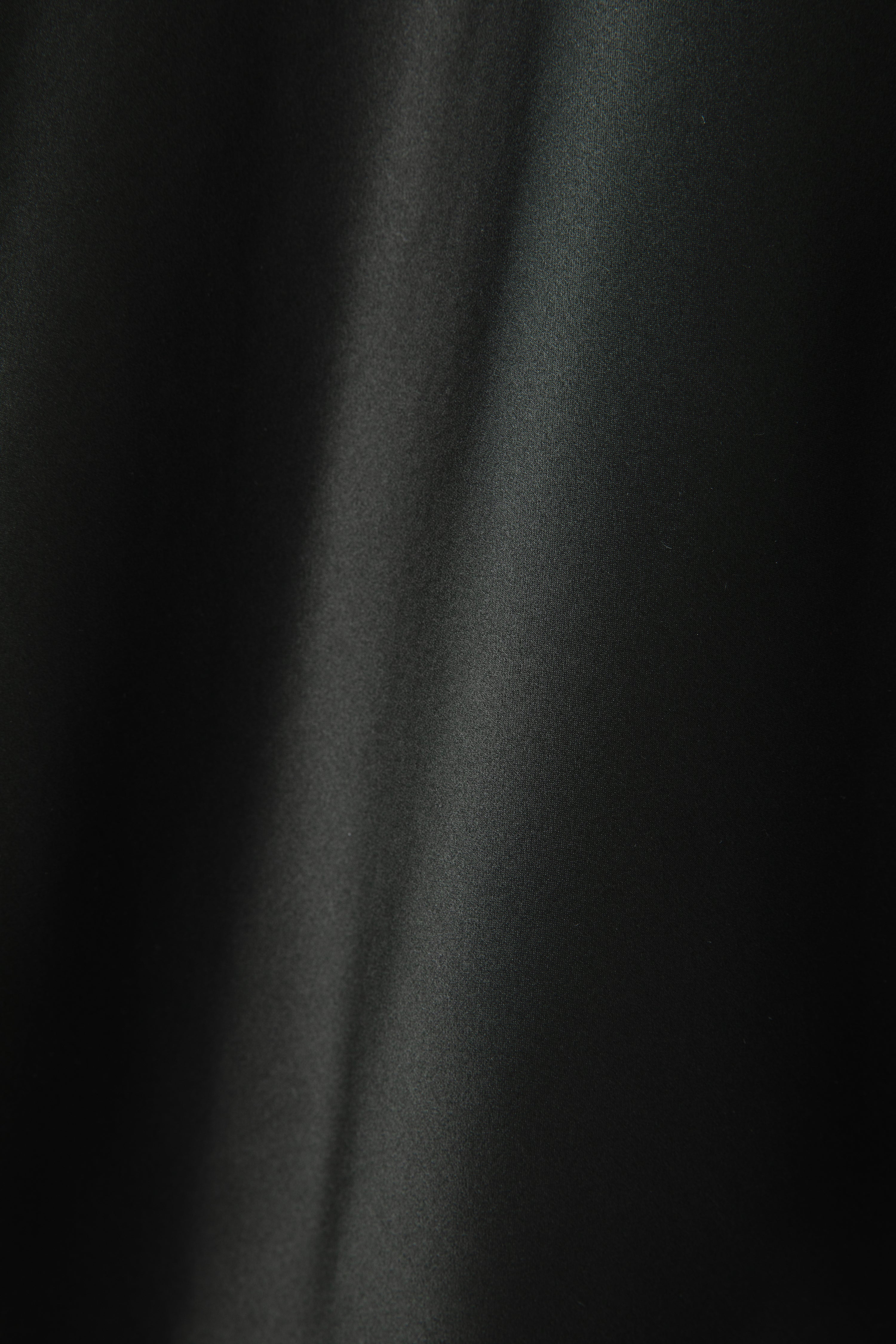 Silk Asymmetrical Skirt in Forest Green