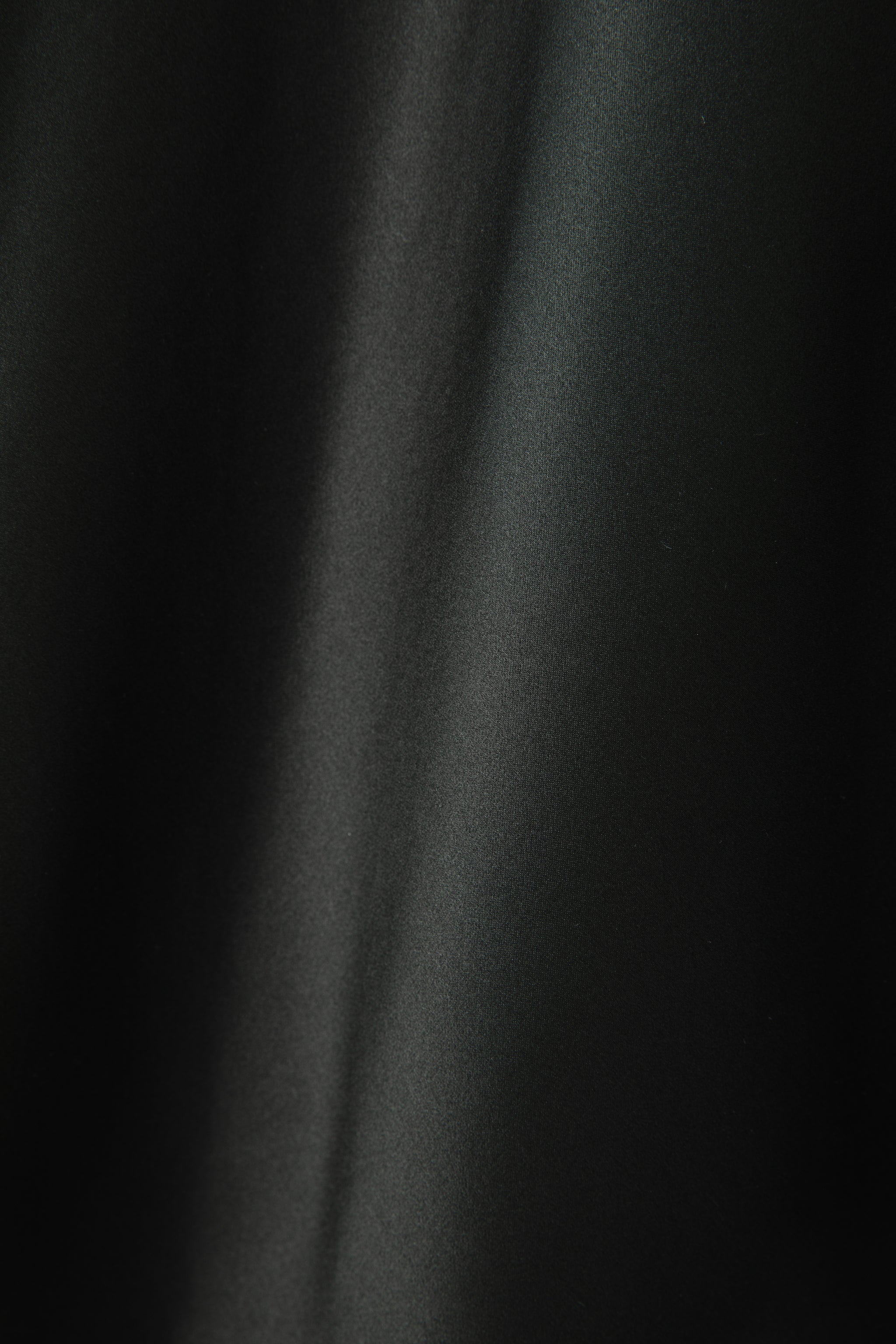 Silk Asymmetrical Skirt in Forest Green