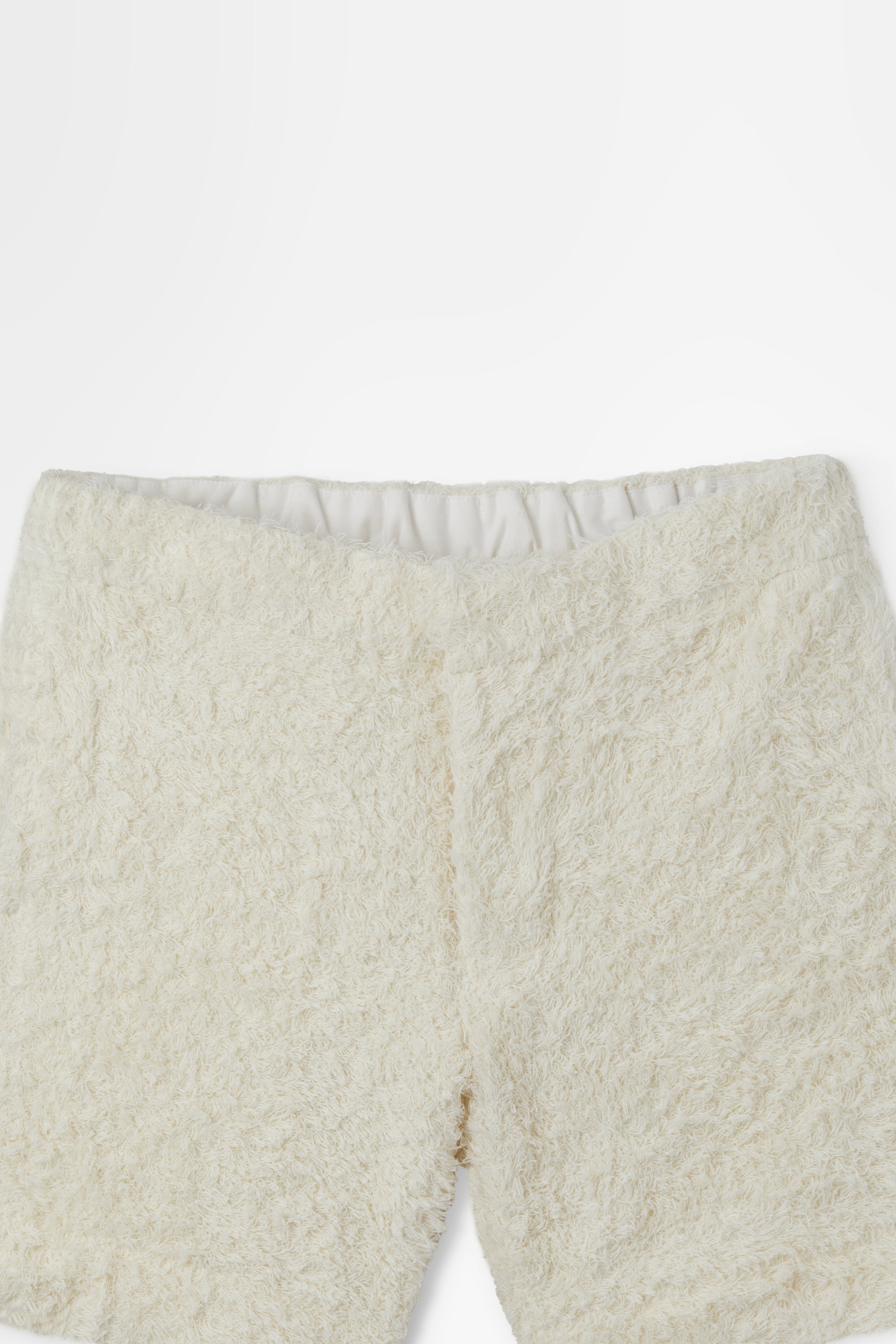 Cotton Pile Tailored Shorts