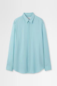 OVERCOAT ウールシャツNEON BLUE サイズM1 Wool Shirt – OVERCOAT