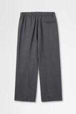 画像をギャラリービューアに読み込む, Wool Tropical Wide Leg Drawstring Trouser
