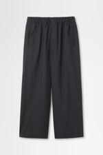 画像をギャラリービューアに読み込む, Wool Tropical Wide Leg Drawstring Trouser
