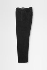 Load image into Gallery viewer, Cotton Corduroy Wide-leg Drawstring Trouser in Black
