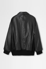 画像をギャラリービューアに読み込む, Leather Zip-Up Blouson
