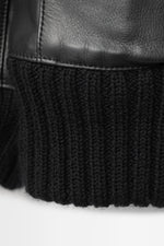 画像をギャラリービューアに読み込む, Leather Zip-Up Blouson
