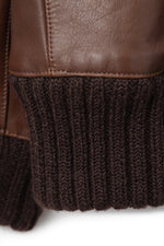 画像をギャラリービューアに読み込む, Leather Zip-Up Blouson
