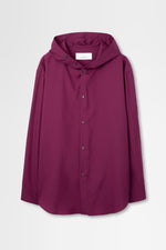 画像をギャラリービューアに読み込む, Hooded Wool Shirt
