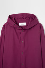 画像をギャラリービューアに読み込む, Hooded Wool Shirt
