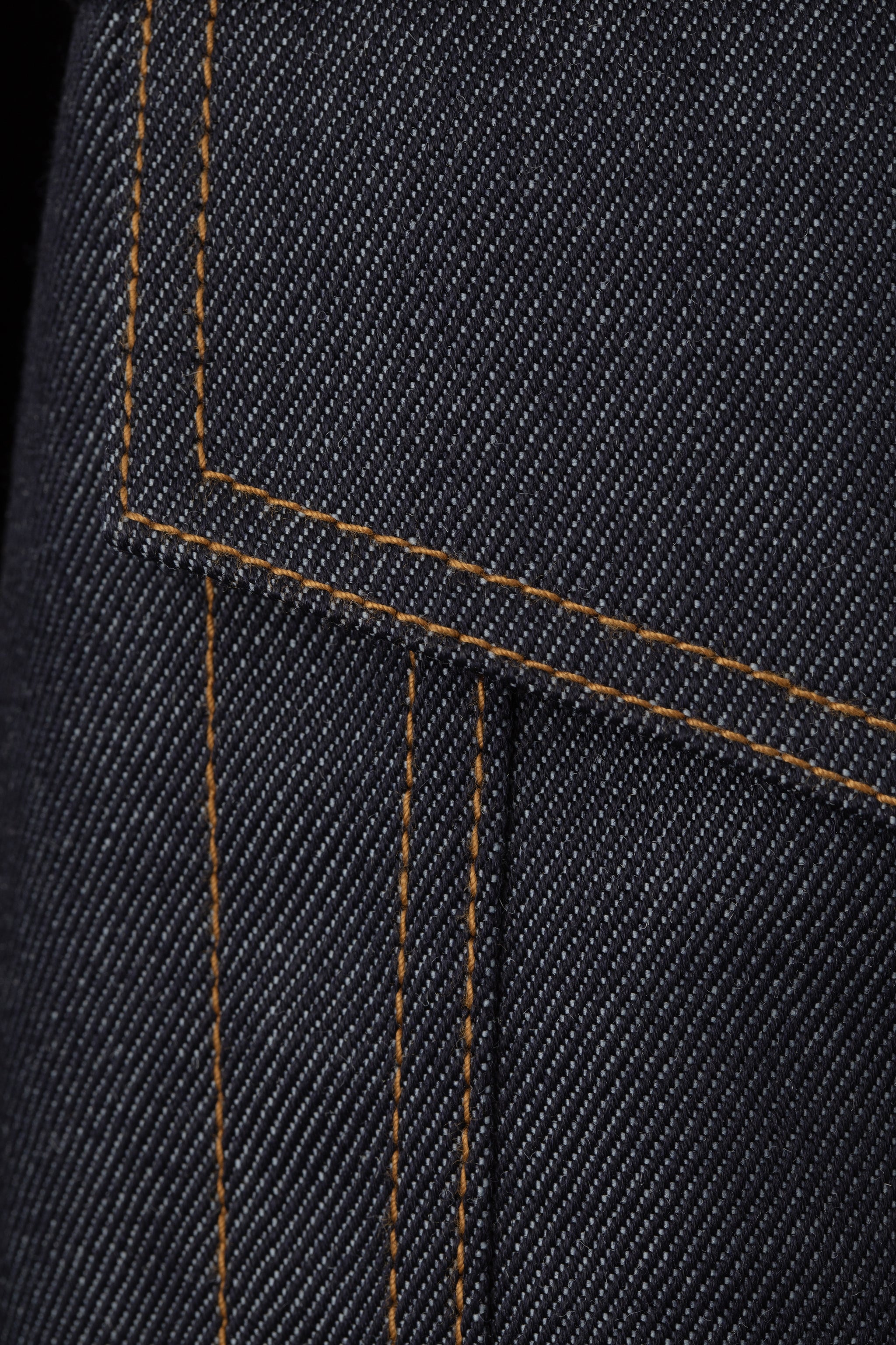 Denim Jacket in Wool Denim