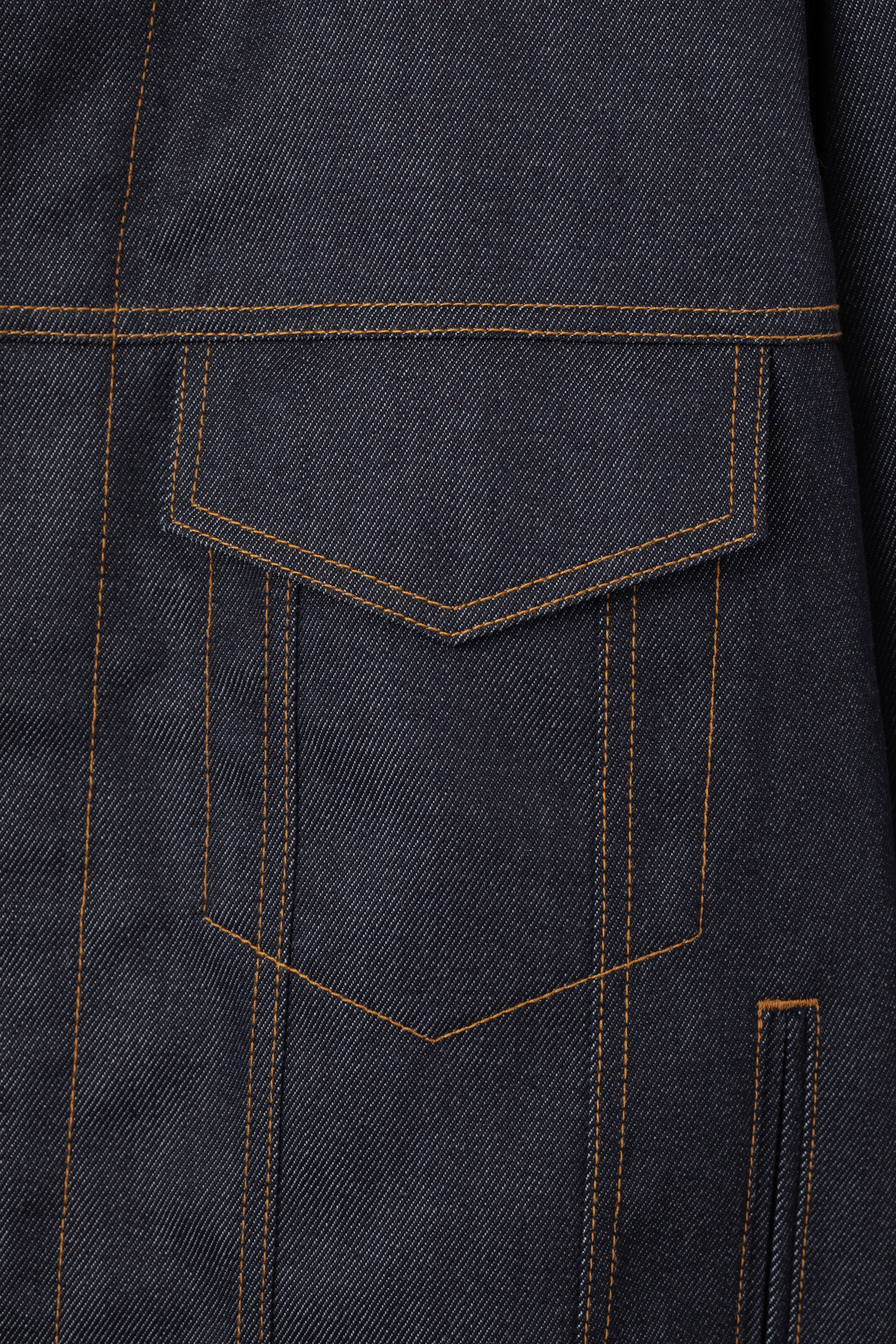 Denim Jacket in Wool Denim