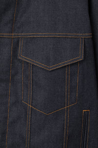 Denim Jacket in Wool Denim