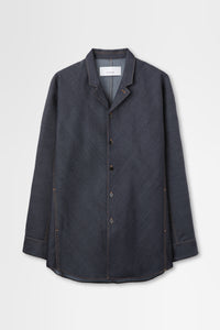 Shirt Jacket in Wool Denim