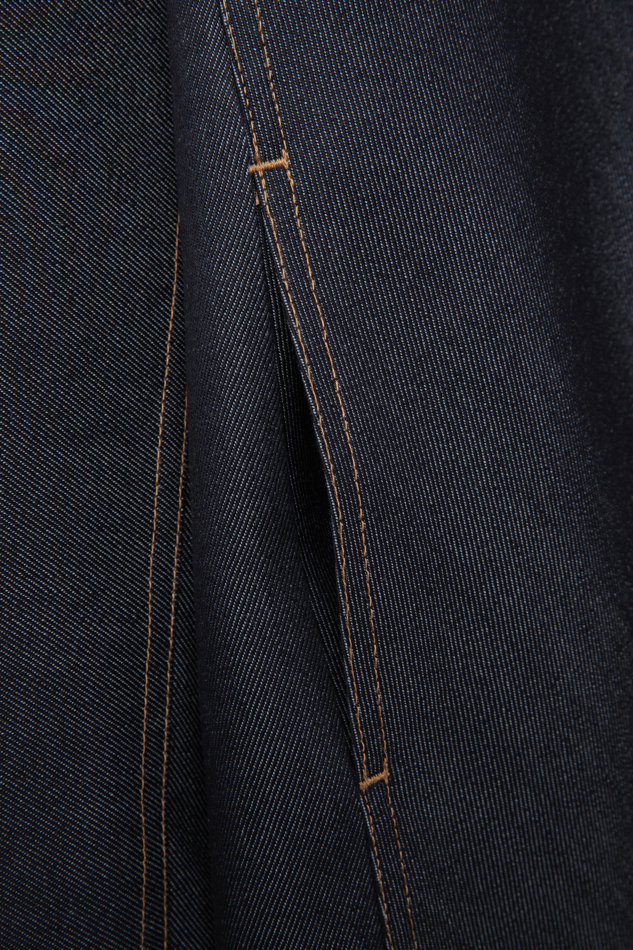 Shirt Jacket in Wool Denim