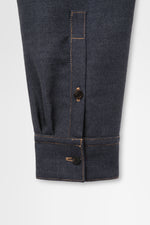 画像をギャラリービューアに読み込む, Shirt Jacket in Wool Denim
