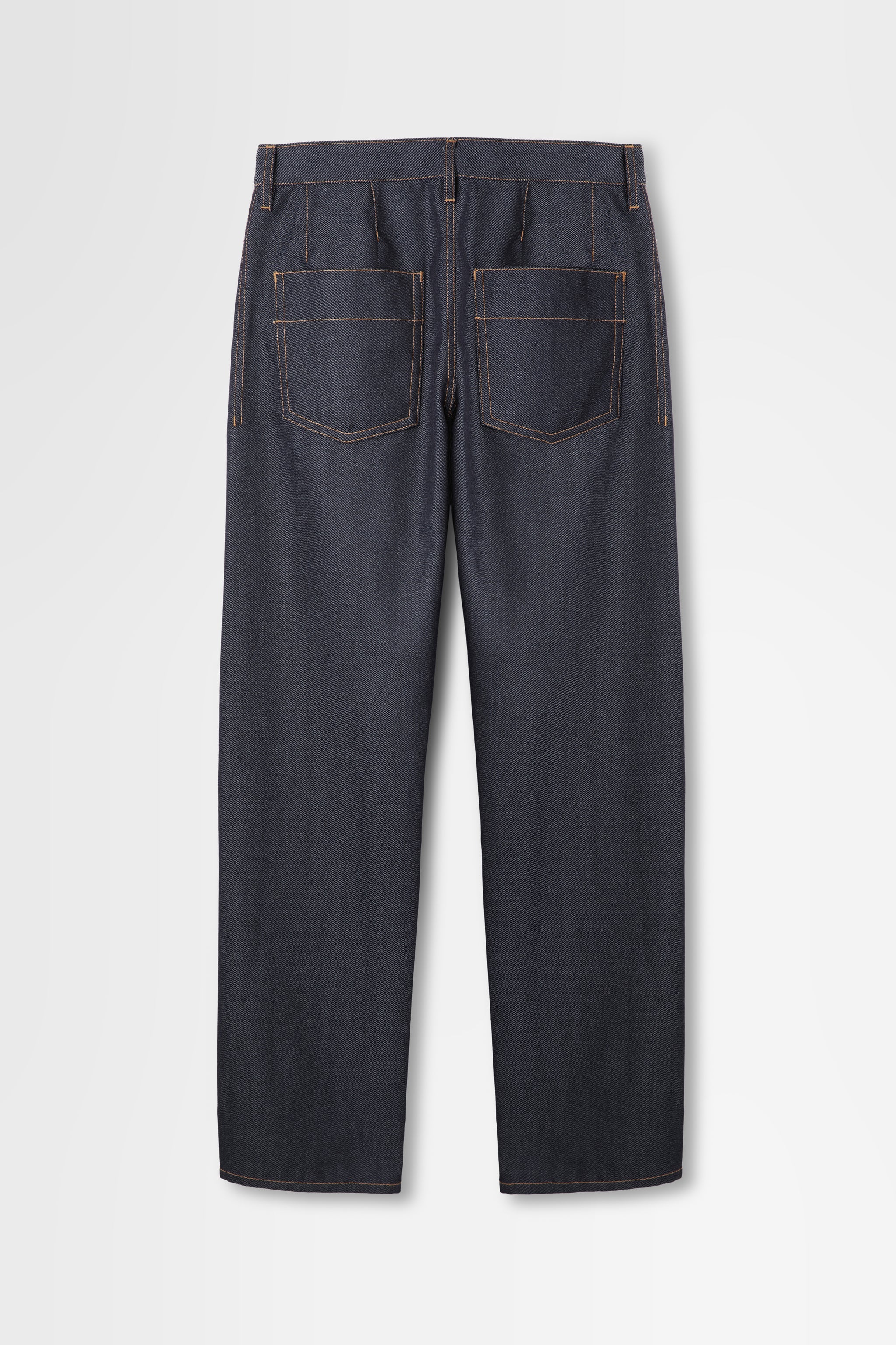 Denim Pant in Wool Denim