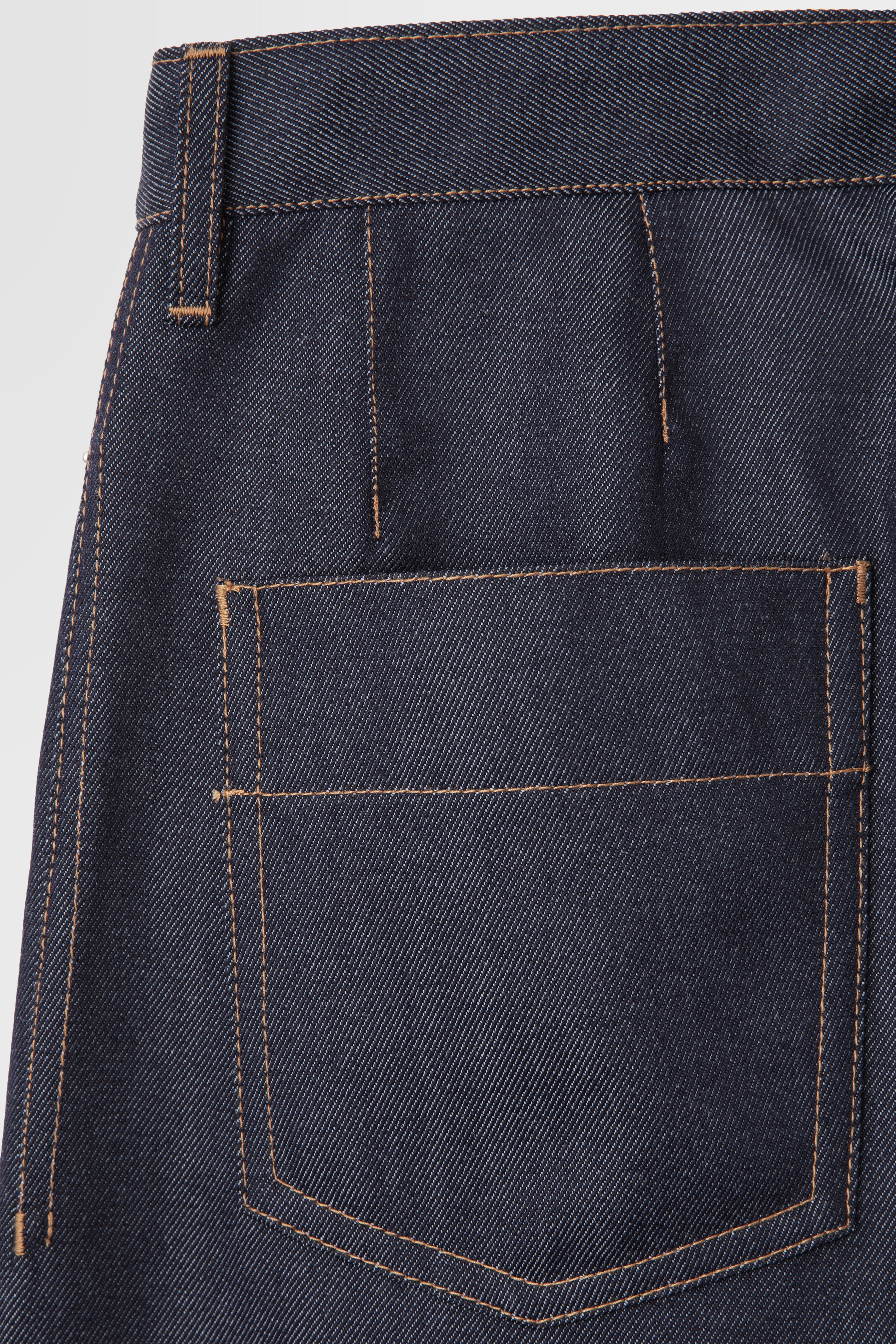 Denim Pant in Wool Denim