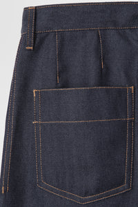 Denim Pant in Wool Denim