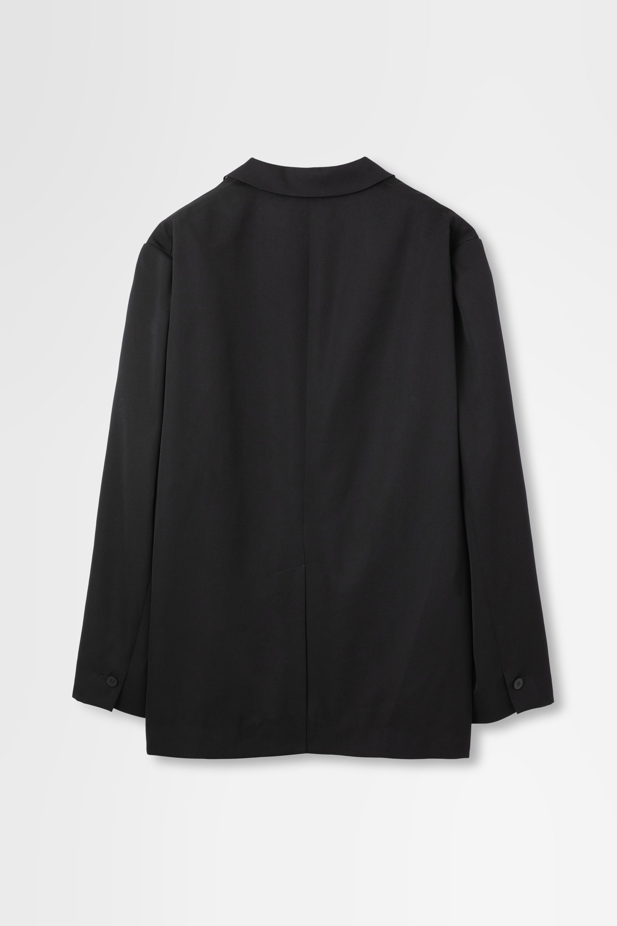 Single Breasted Jacket in Wool Gabardine