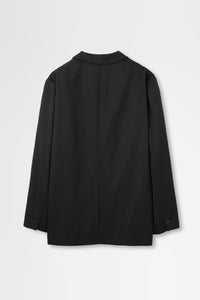 Single Breasted Jacket in Wool Gabardine