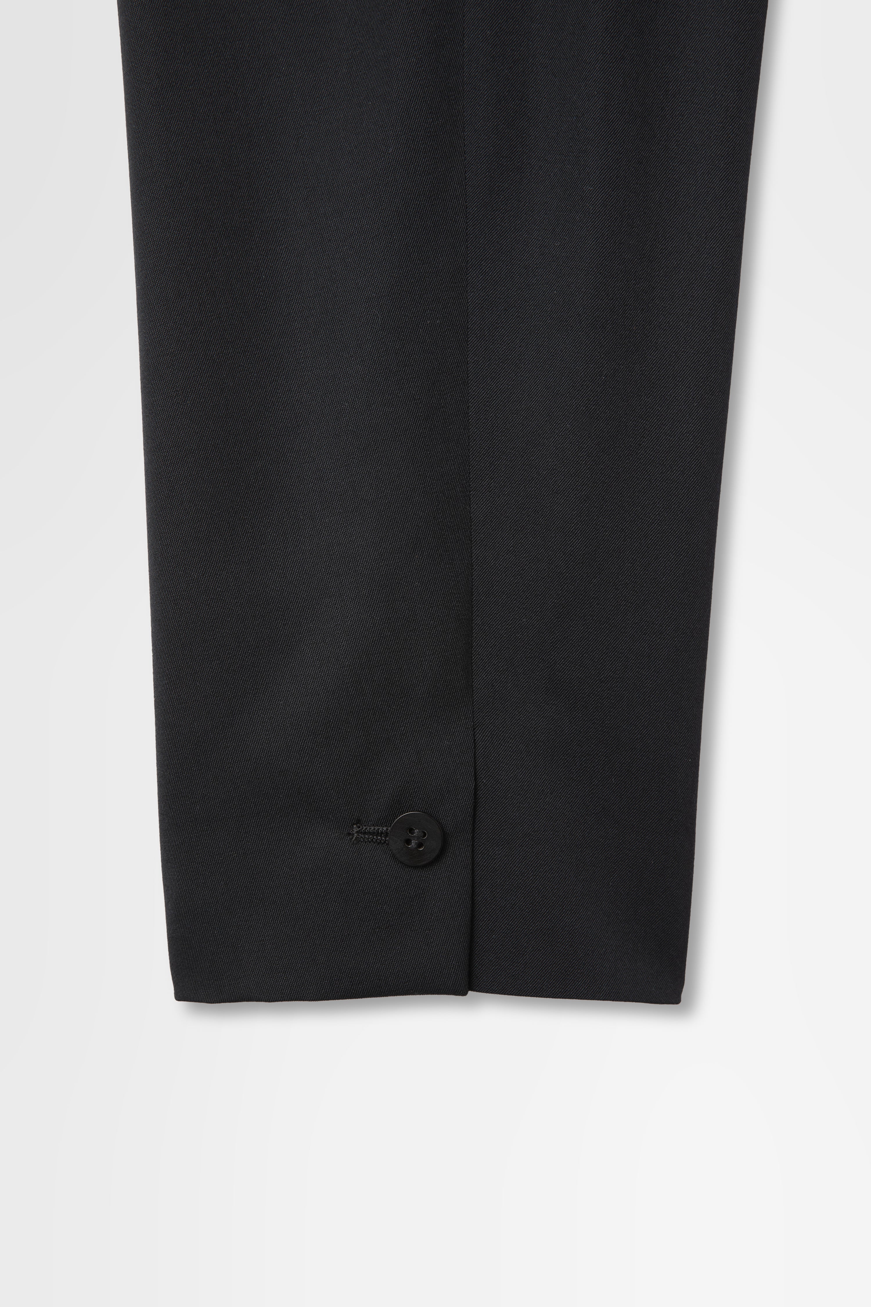 Single Breasted Jacket in Wool Gabardine