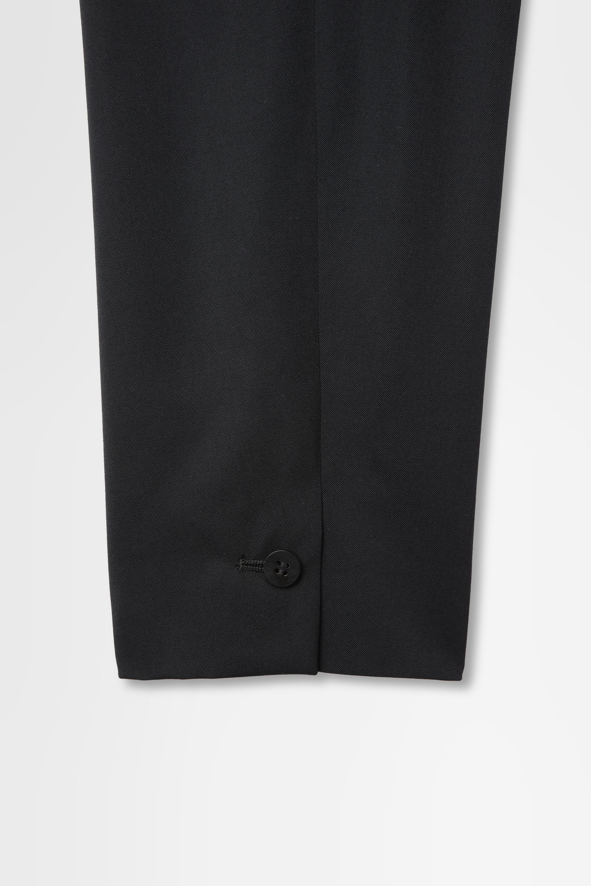 Single Breasted Jacket in Wool Gabardine