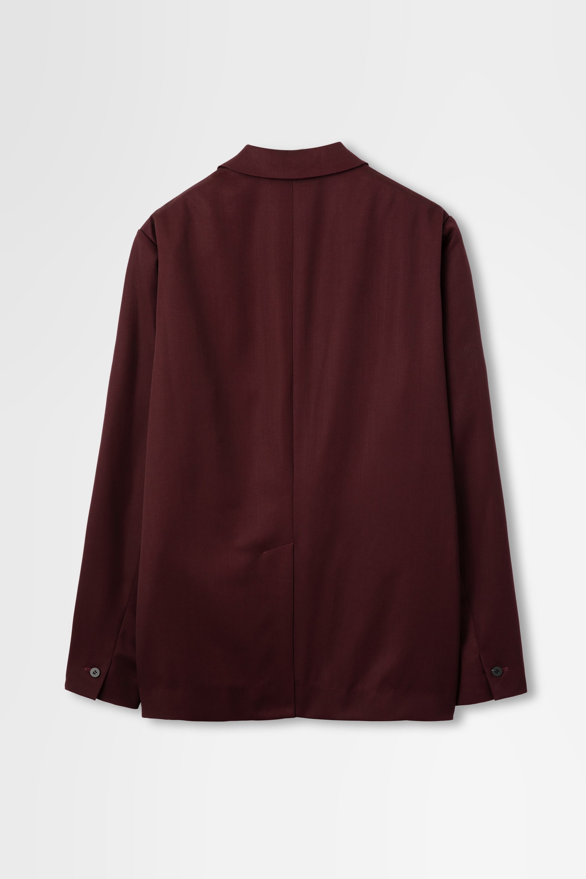 Single Breasted Jacket in Wool Gabardine