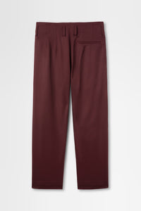 5 Tuck Trouser in Wool Gabardine