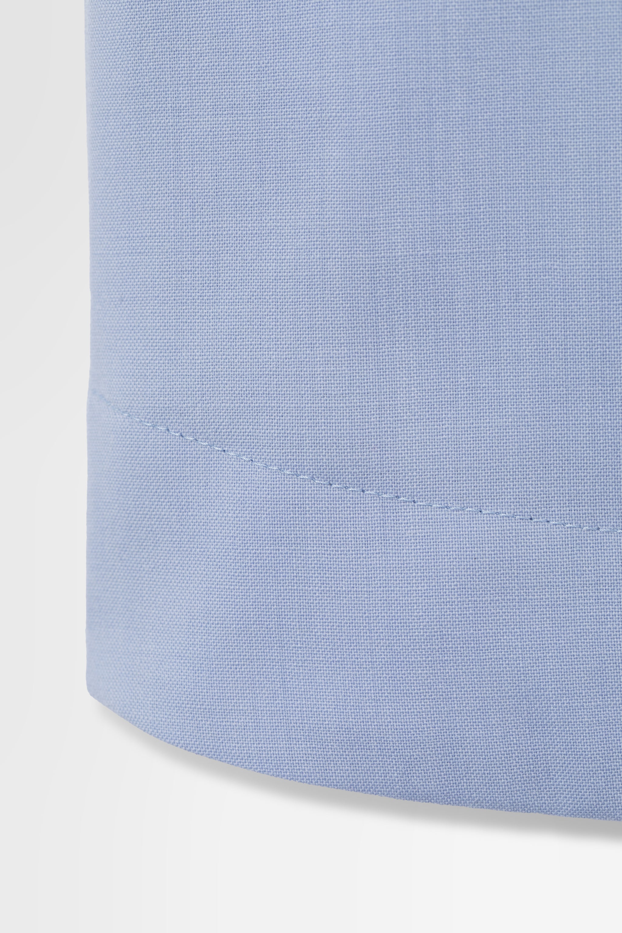 Oversized Shirt Jacket with Removable Collar in Wool Hard Shirting