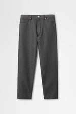 Load image into Gallery viewer, Wool Denim Wide Leg Pant
