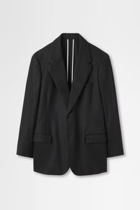 2 Button Jacket in Wool Flannel