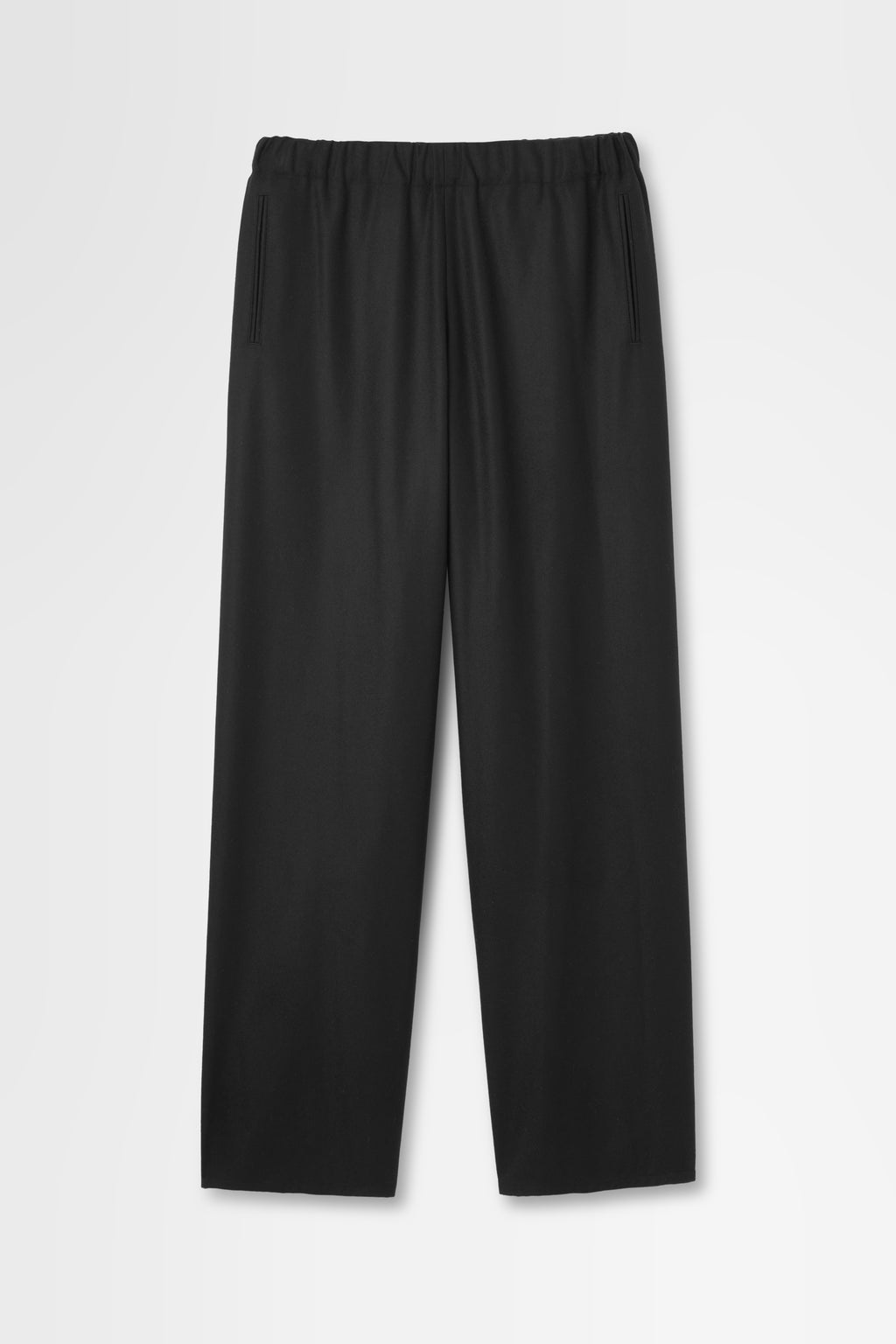 Drawstring Trouser in Wool Flannel