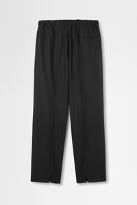 Drawstring Trouser in Wool Flannel